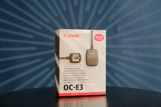 Canon OC-E3 EOS Dedicated TTL Off-Camera Shoe Cord