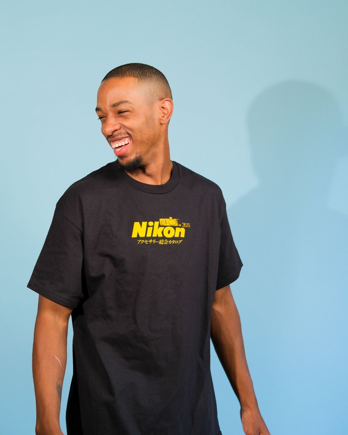 Film Camera Tee - Nikon 35ti - Midnight