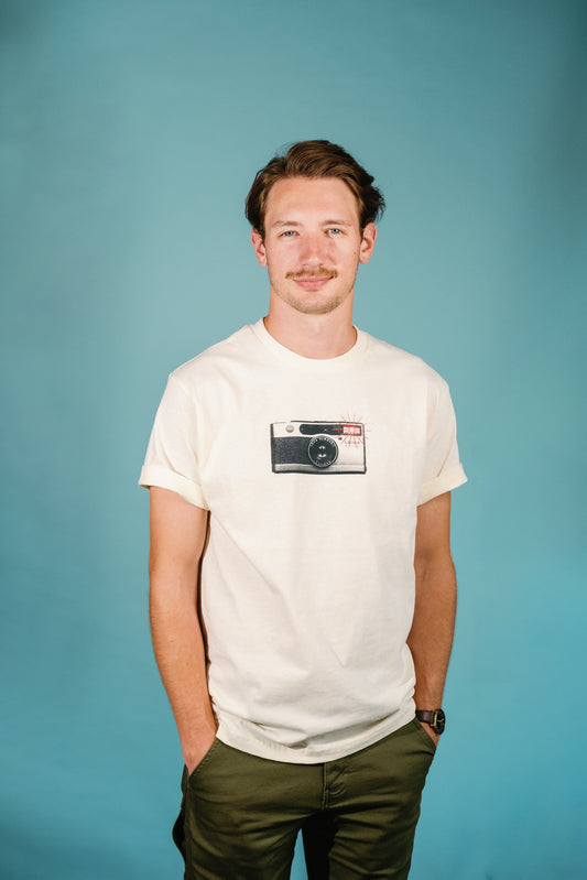 Film Camera Tee - Leica Minilux - Ivory