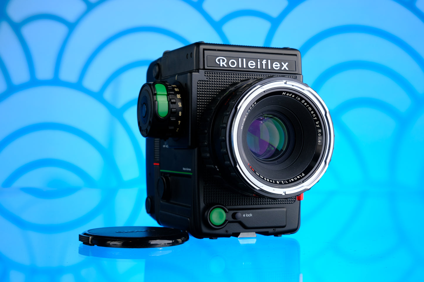 Rolleiflex 6008 Integral Medium Format SLR Camera + 80mm f/2.8 PQ Lens, waist level finder, 120 6x6 Back