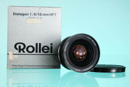 Rollei Zeiss Distagon 18mm f/4.0 HFT QBM Mount Super Wide Angle Lens for QBM Mount BOXED