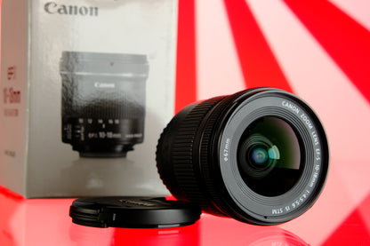 Canon 10-18mm f/4.5-5.6 IS STM Ef-S Wide Angle Zoom Lens