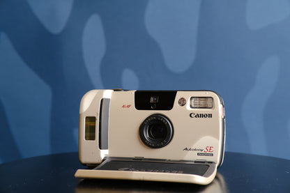 Canon Autoboy SE (Del Sol) 35mm Point and Shoot Film Camera.