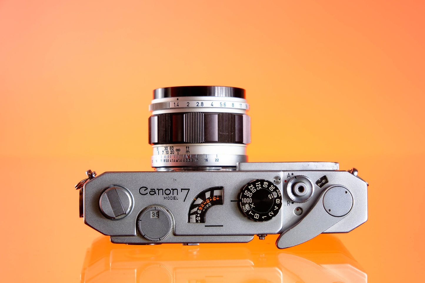 Canon 7 LTM L39 Rangefinder Camera + 50mm f/1.4 Lens Poor Mans Leica