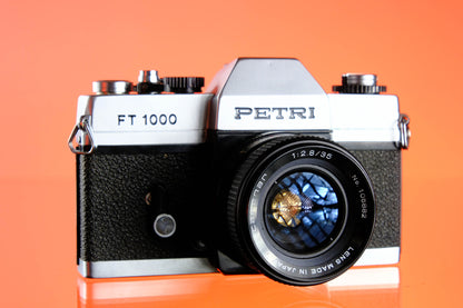 Petri FT1000 35mm SLR + 35mm f/2.8 Carenar Wide Angle Lens Tested