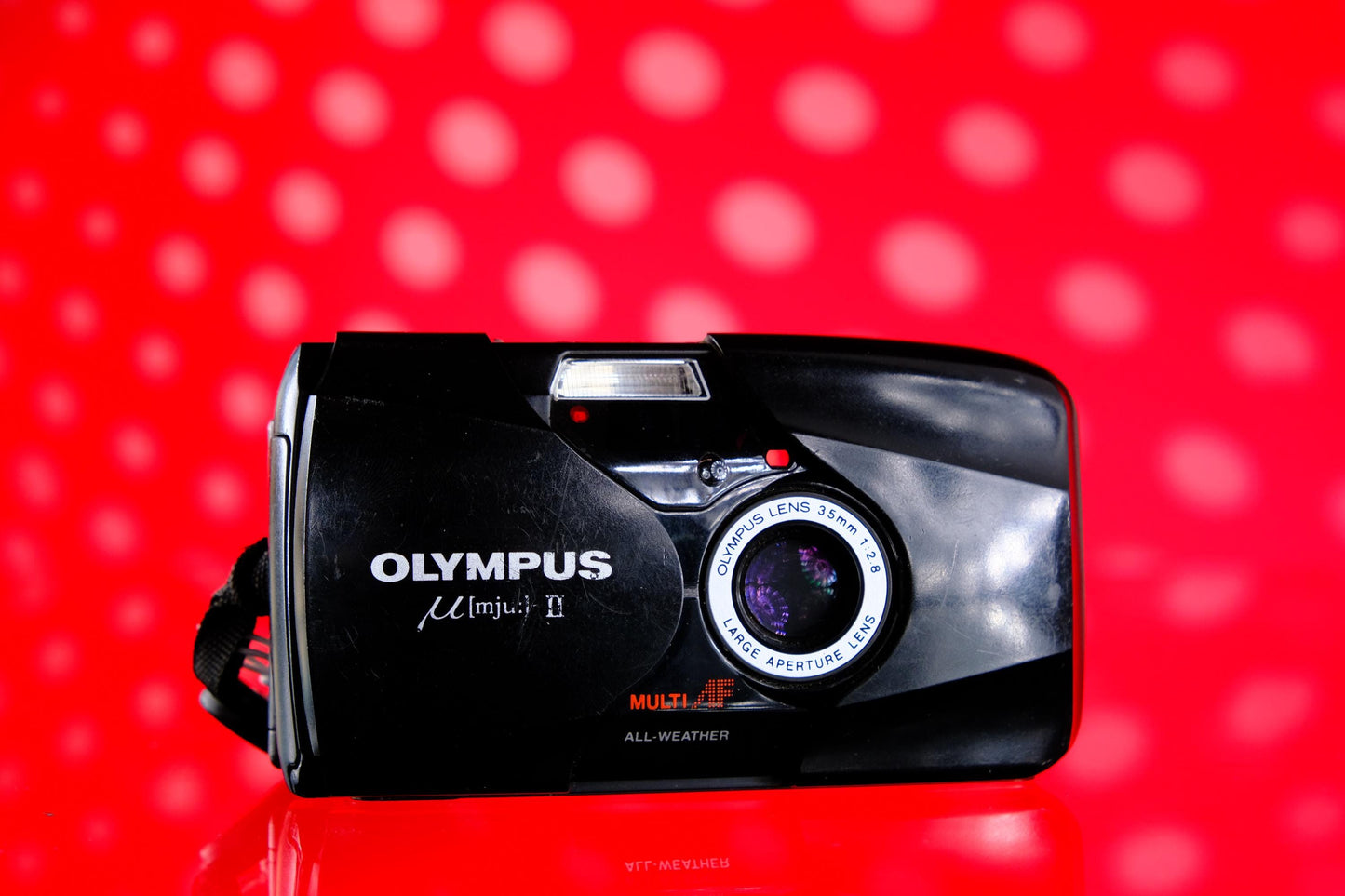 Olympus MJU II Stylus Epic - Black 35mm Point & Shoot Film Camera