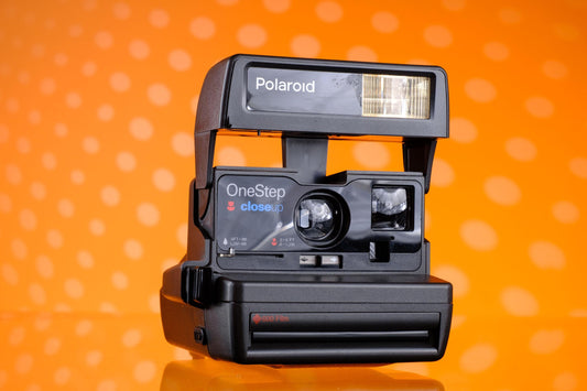 Polaroid OneStep Flash Close up 600 Instant Pack Film Camera Tested Working!