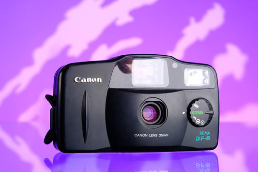 Canon Prima BF-8 Sure Shot Owl 35mm Point and Shoot Film Camera