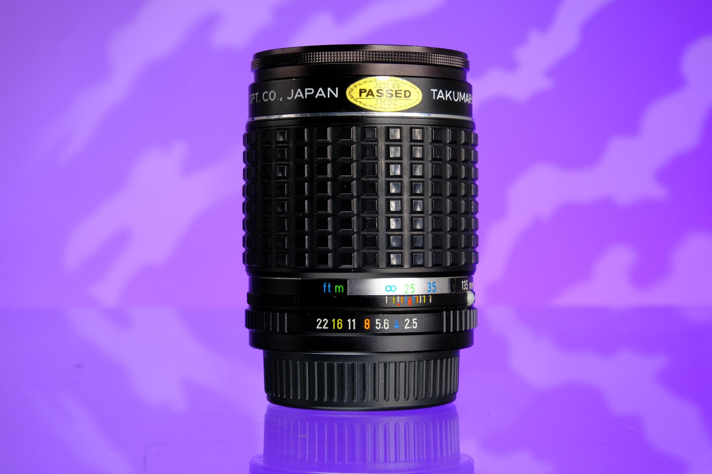 Pentax Takumar 135mm f/2.5 K Mount Telephoto Lens