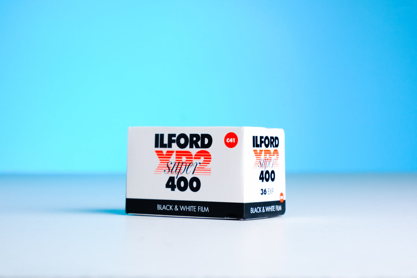 Ilford XP2 Super C-41 36exp 35mm Black and White Film - Single Boxed Roll