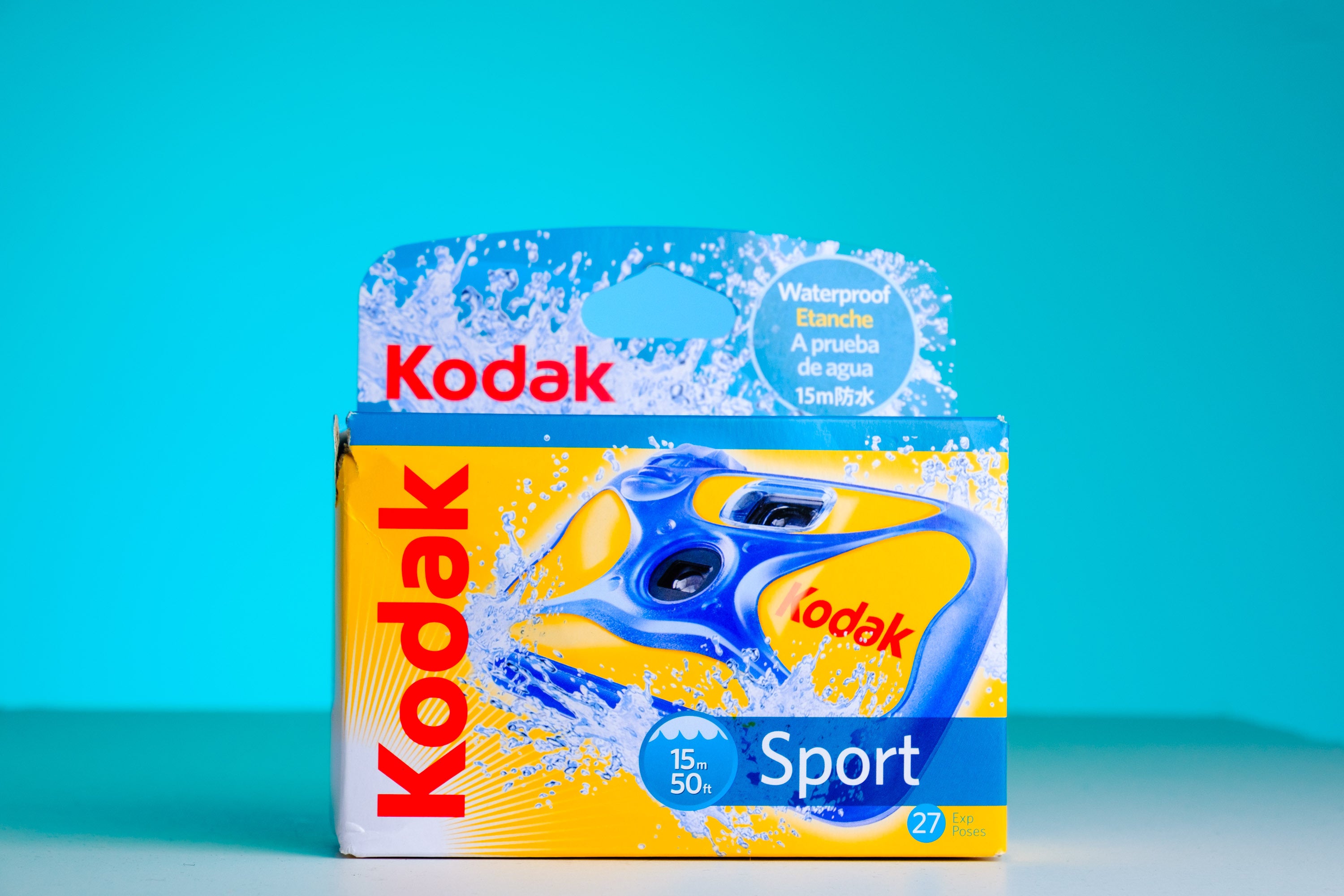 Kodak Sport waterproof Disposable ISO 800 27exp – Coastal Film Lab